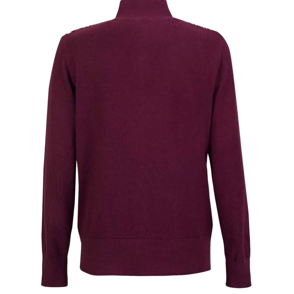 Pull Golfino Merlot Cardigan Merlot