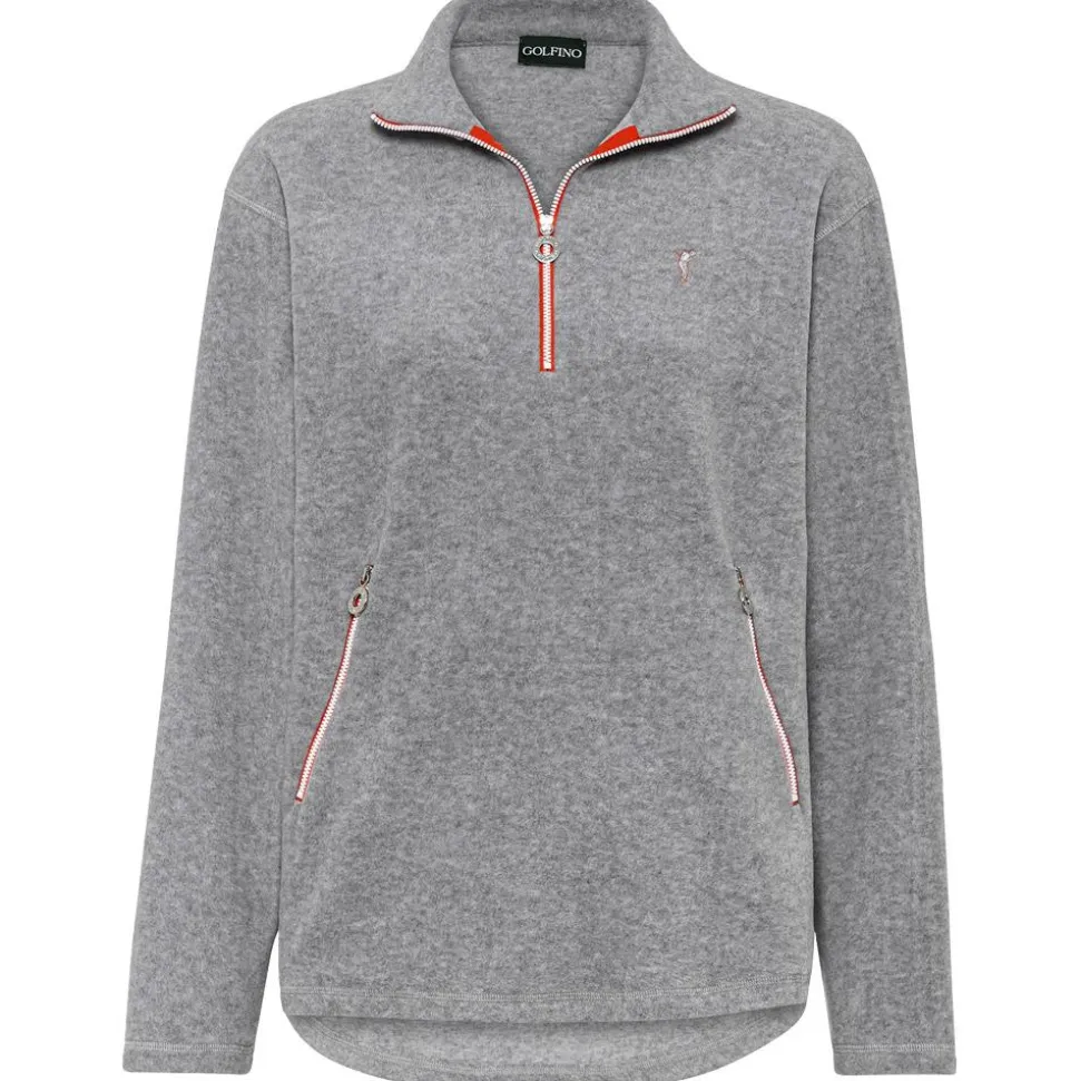 Pull Golfino Norwegian Pitch Sweat Light Marled Grey