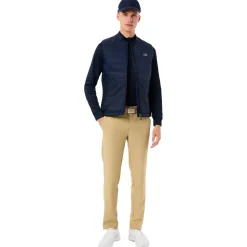 Pull Lacoste Midlayer Warm With Fleece Marine