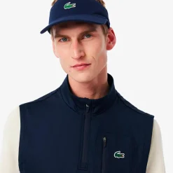 Pull Lacoste Midlayers 1/4 Zip Sleeveless Marine
