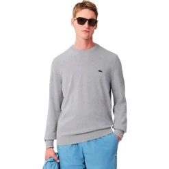 Pull Lacoste Sweater Silver Chiné