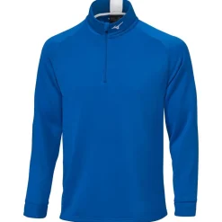 Pull Mizuno Crested 1/4 Zip Blue