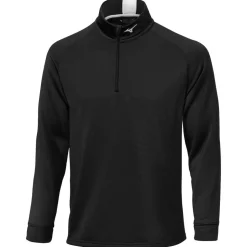 Pull Mizuno Crested 1/4 Zip Black