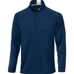 Pull Mizuno Crested 1/4 Zip Navy