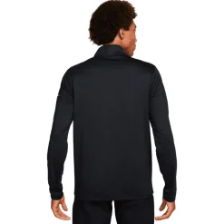 Pull Nike Dri Fit Victory Half Zip Top Black White