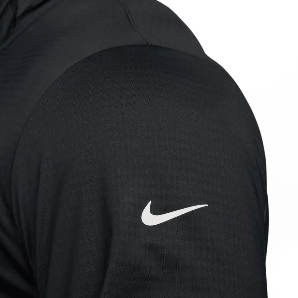 Pull Nike Dri Fit Victory Half Zip Top Black White