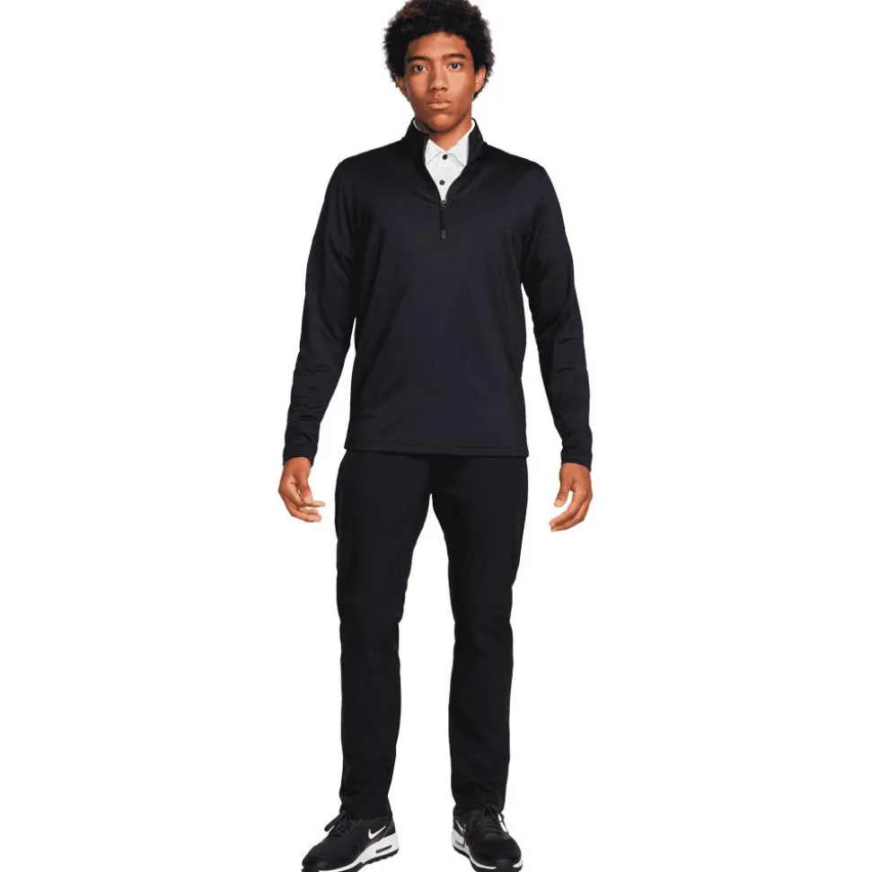 Pull Nike Dri Fit Victory Half Zip Top Black White