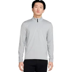 Pull Nike Dri Fit Victory Half Zip Top Wolf Grey Black