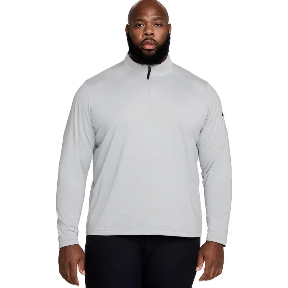 Pull Nike Dri Fit Victory Half Zip Top Wolf Grey Black