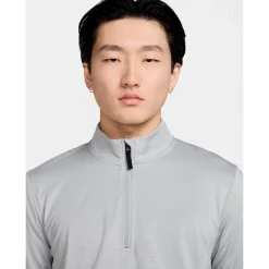 Pull Nike Dri Fit Victory Half Zip Top Wolf Grey Black