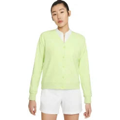 Pull Nike W Repel Ace Cardigan Lime Green