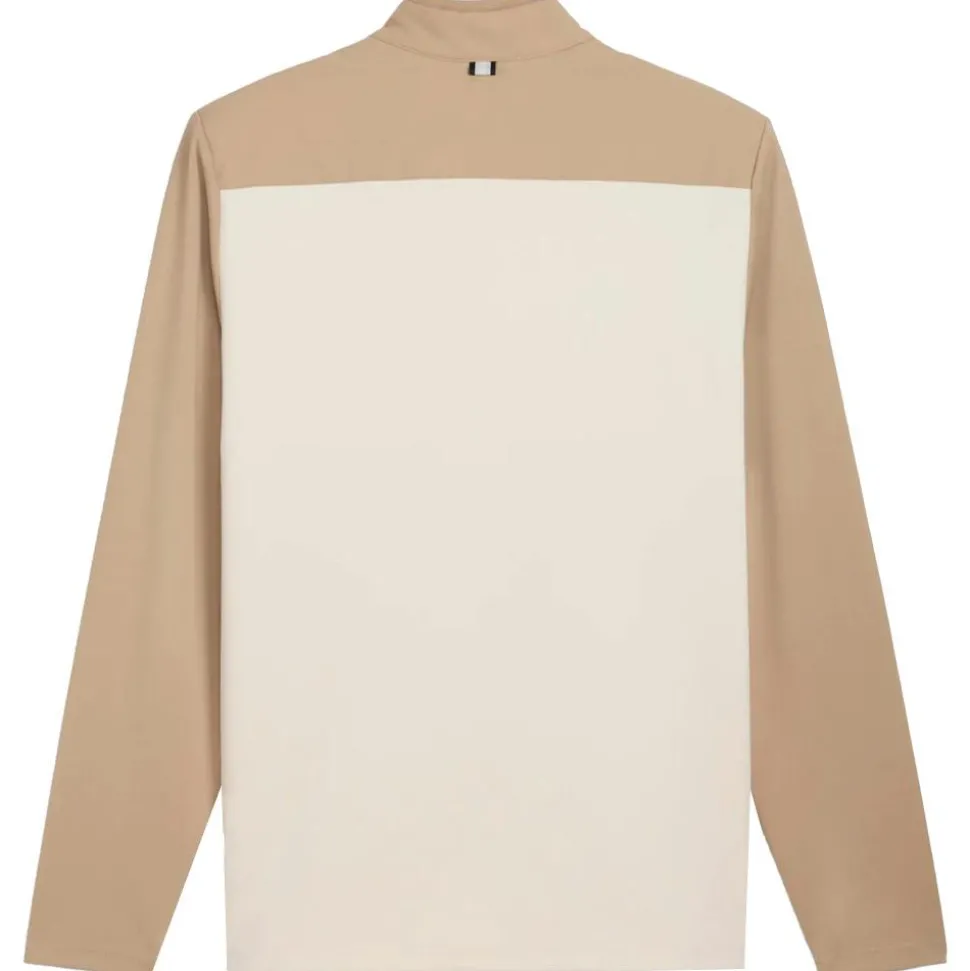 Pull Puma Golf Cloudspun Tech Hybrid 1/2 Zip Ice Coffee