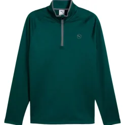 Pull Puma Golf Waffle Fleece 1/4 Zip Dark Myrtle