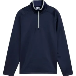 Pull Puma Golf Waffle Fleece 1/4 Zip BN Deep Navy