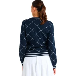 Pull Rohnisch Adele Knitted Sweater R Check Navy