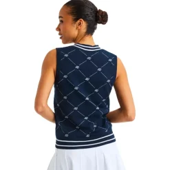 Pull Rohnisch R Logo Vest R Check Navy