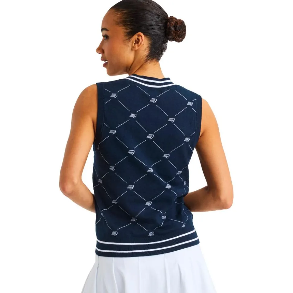 Pull Rohnisch R Logo Vest R Check Navy