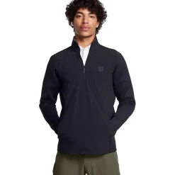 Pull Under Armour Drive Pro Storm Hybrid Half Zip Black Metallic Silver