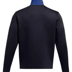 Pull Under Armour Drive Pro Storm Hybrid Half Zip Tech Blue Black Metallic Silver