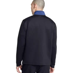 Pull Under Armour Drive Pro Storm Hybrid Half Zip Tech Blue Black Metallic Silver