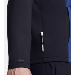 Pull Under Armour Drive Pro Storm Hybrid Half Zip Tech Blue Black Metallic Silver