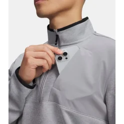 Pull Under Armour Drive Sweater Fleece Half Zip Steel Mod Gray Steel