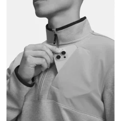 Pull Under Armour Drive Sweater Fleece Half Zip Downpour Gray