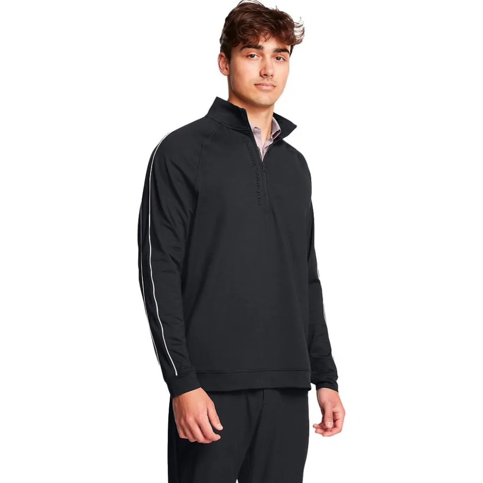 Pull Under Armour Storm Midlayer Half Zip Black White
