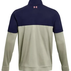 Pull Under Armour Storm Midlayer Half Zip Grove Green Navy Red