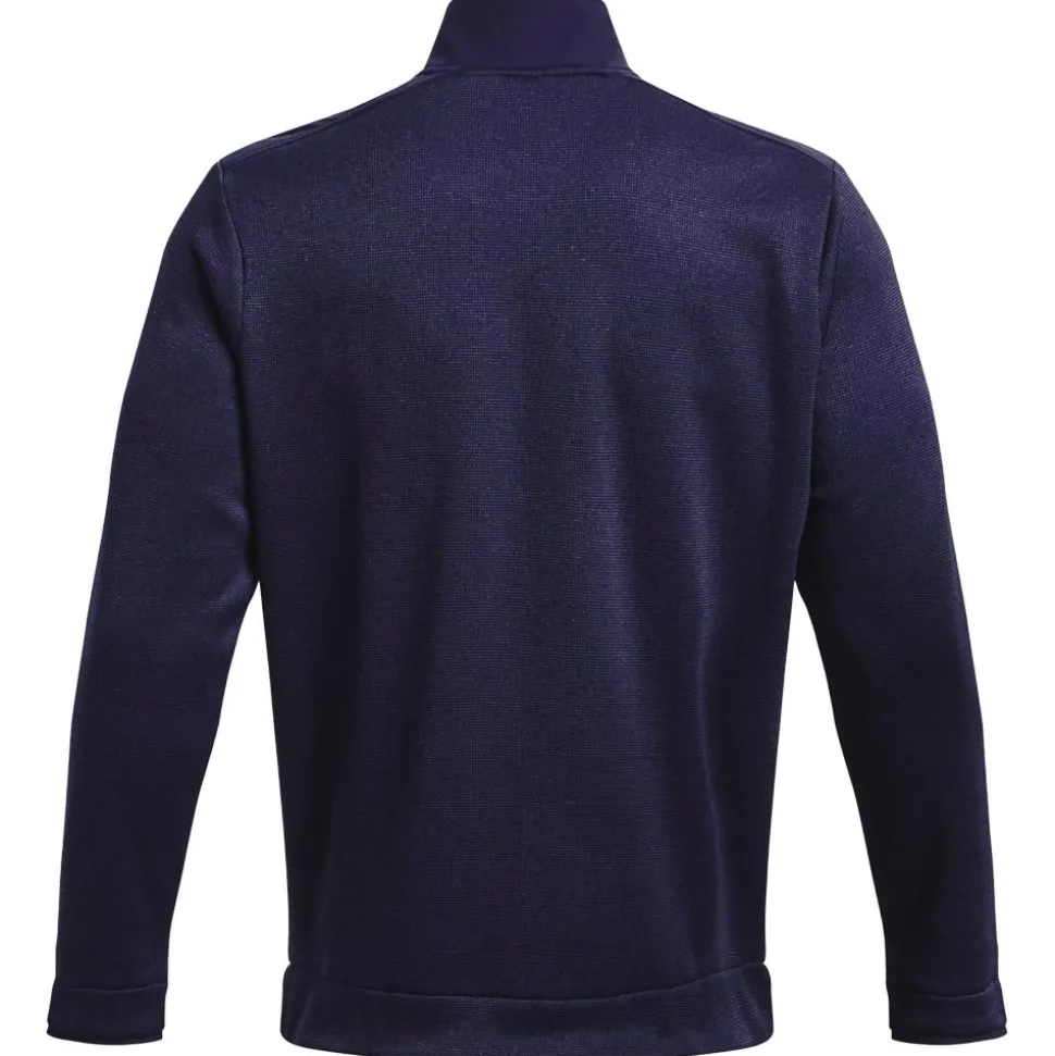 Pull Under Armour Storm Sweaterfleece Half Zip Midnight Navy White