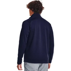 Pull Under Armour Storm Sweaterfleece Half Zip Midnight Navy White