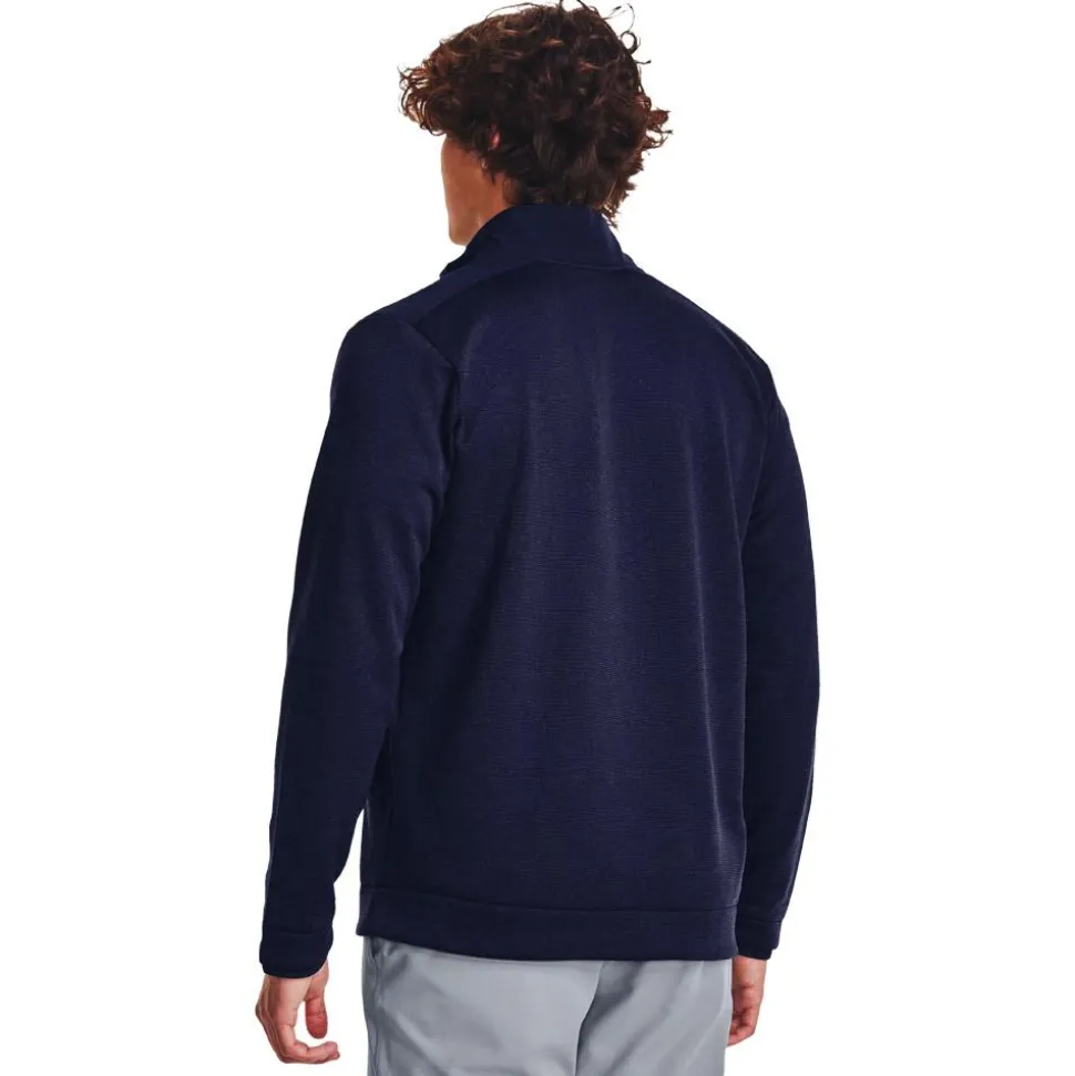 Pull Under Armour Storm Sweaterfleece Half Zip Midnight Navy White