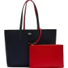 Sac à main Lacoste Shopping Bag Sinople Marine Aconit Blanc