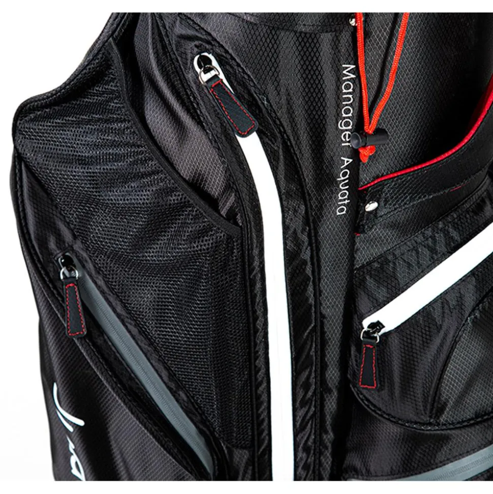 Sac chariot série JuCad Manager Aquata Noir Rouge Gris