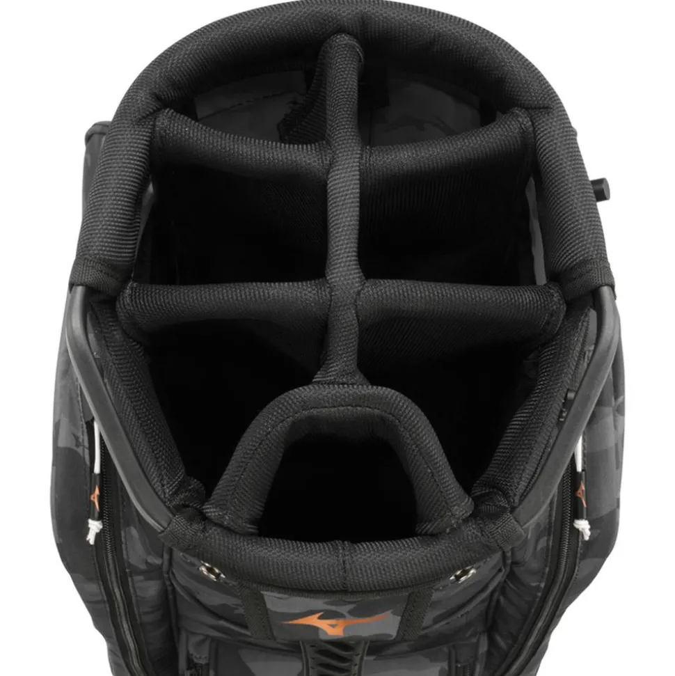 Sac chariot série Mizuno BR-D3 Cart Bag Black Camo Copper