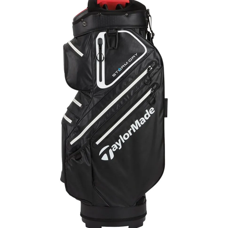 Sac chariot série Taylormade Storm-Dry Waterproof Black White Red