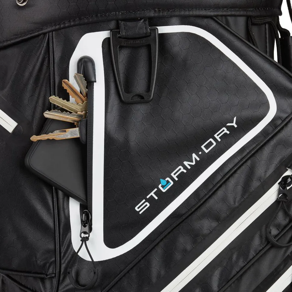 Sac chariot série Taylormade Storm-Dry Waterproof Black White Red