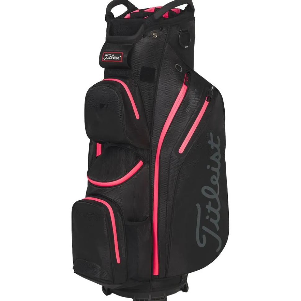Sac chariot série Titleist Cart 14 Stadry Black Candy Pink