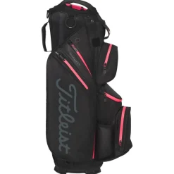 Sac chariot série Titleist Cart 14 Stadry Black Candy Pink