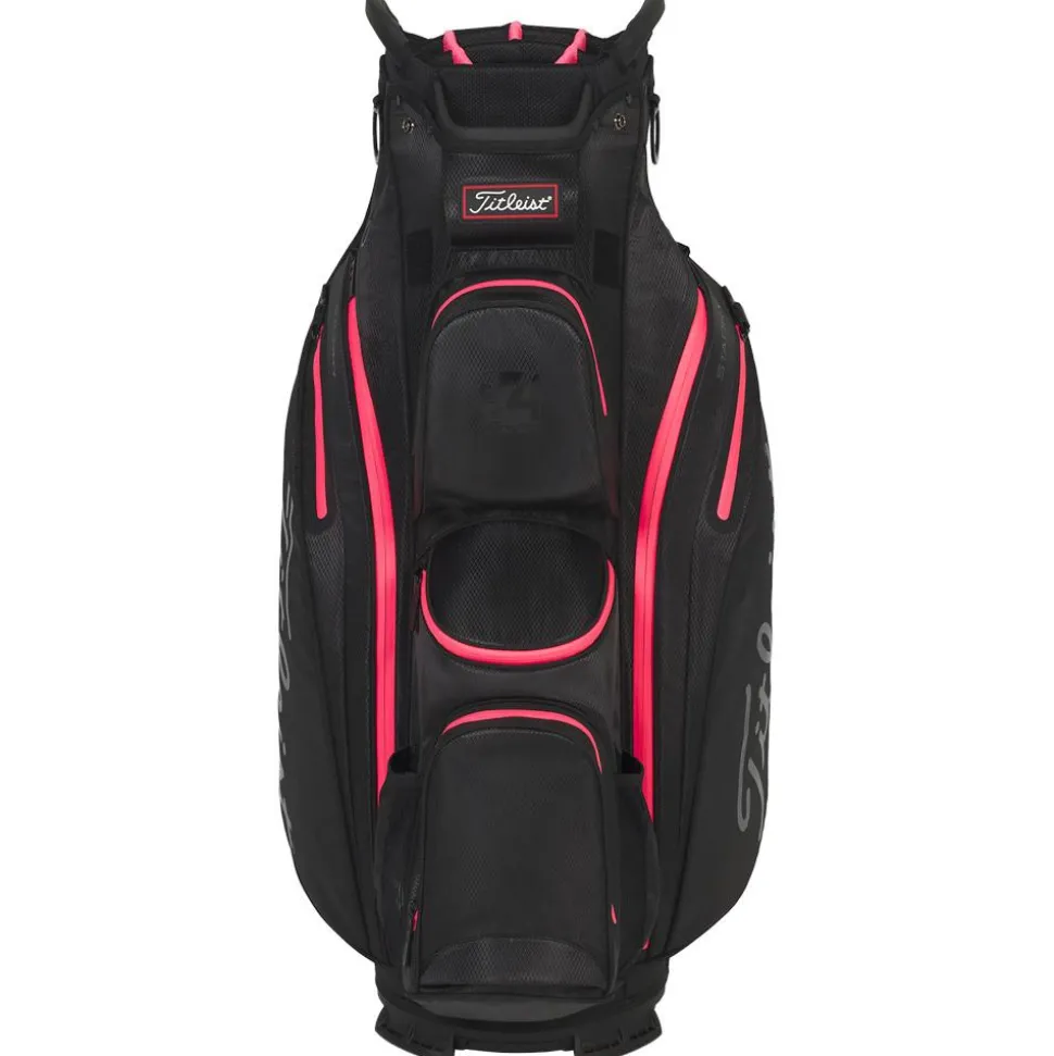 Sac chariot série Titleist Cart 14 Stadry Black Candy Pink
