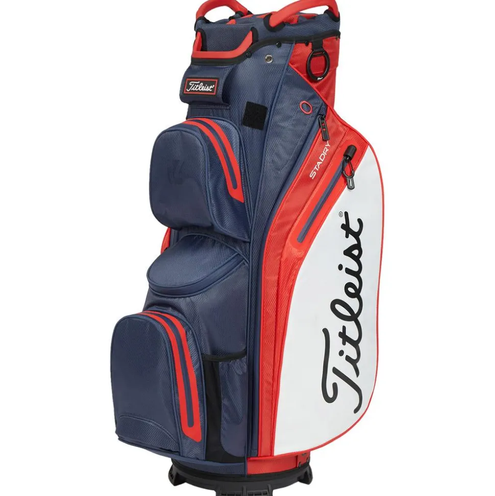 Sac chariot série Titleist Cart 14 Stadry Navy Red White