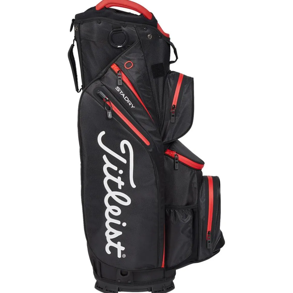 Sac chariot série Titleist Cart 14 Stadry Black Black Red