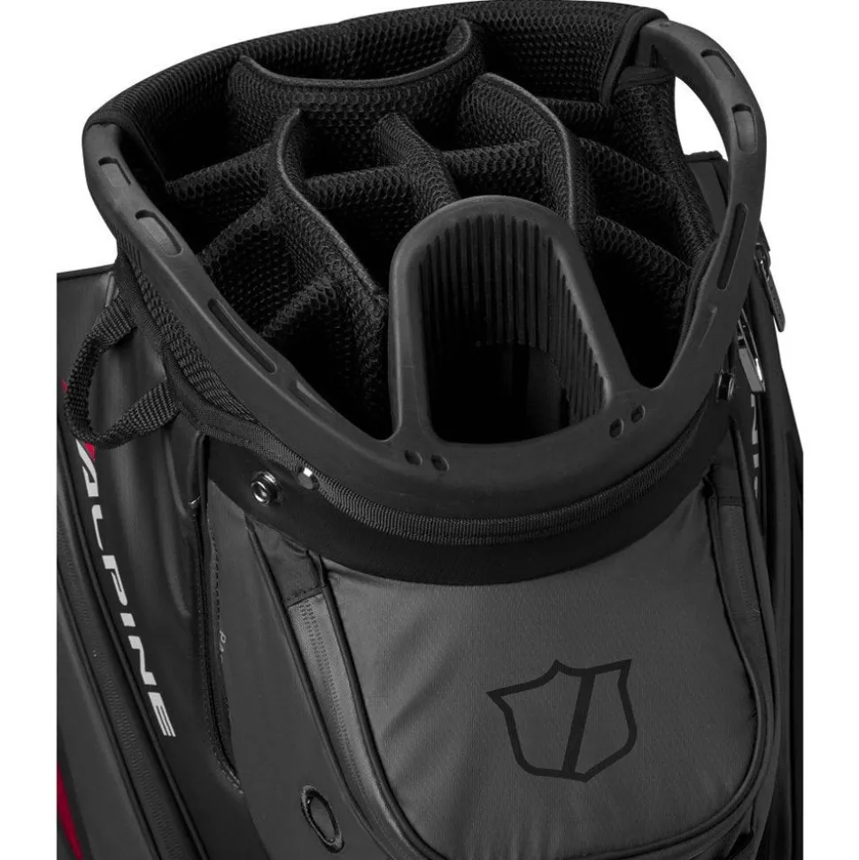 Sac chariot série Wilson Alpine Cart Black Red