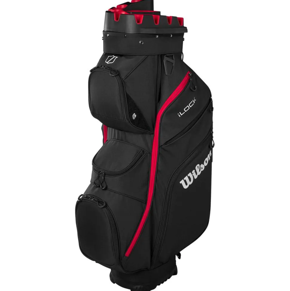 Sac chariot série Wilson iLock Cart Black Red
