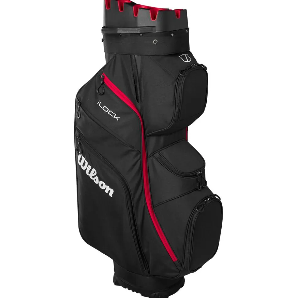 Sac chariot série Wilson iLock Cart Black Red