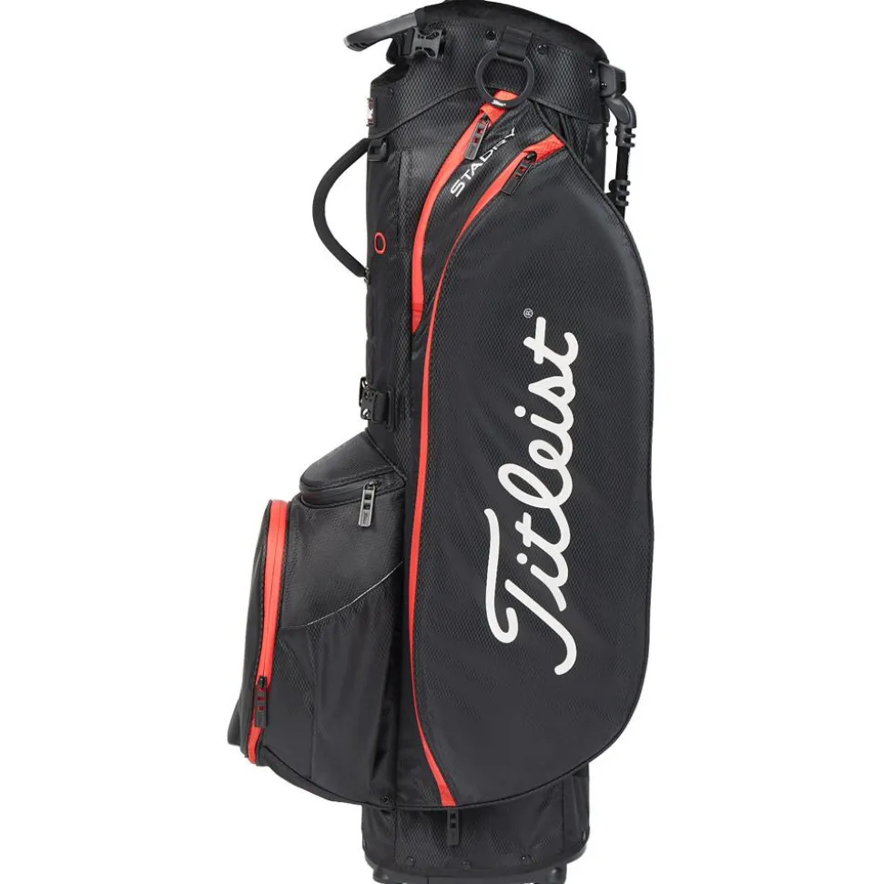 Sac trepied série Titleist Players 5 Stadry Black Black Red