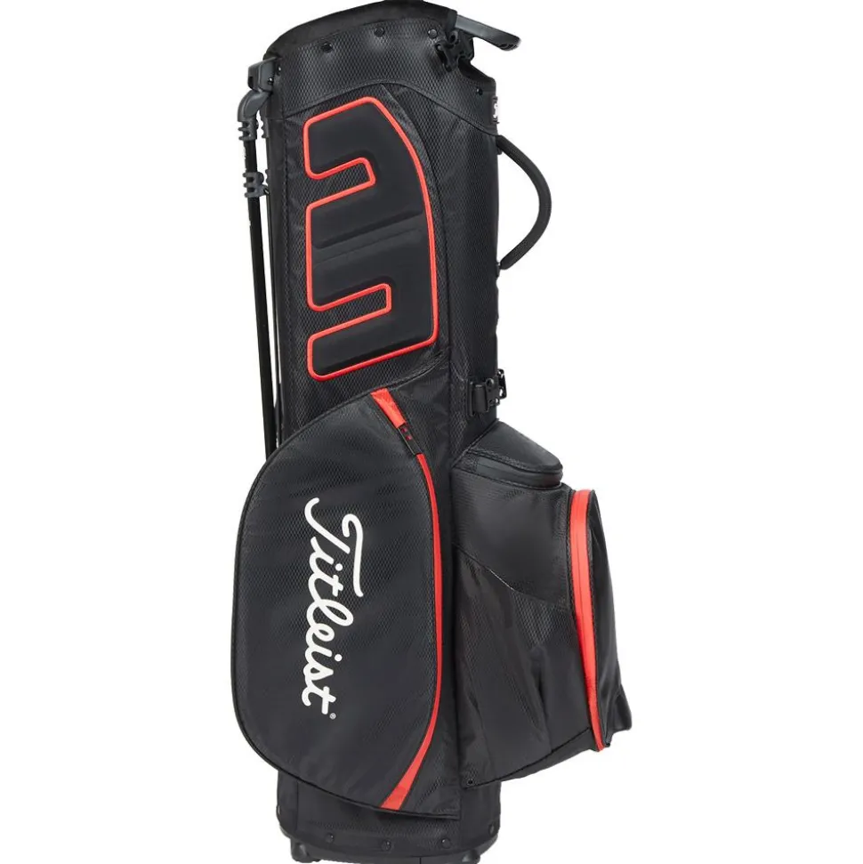 Sac trepied série Titleist Players 5 Stadry Black Black Red