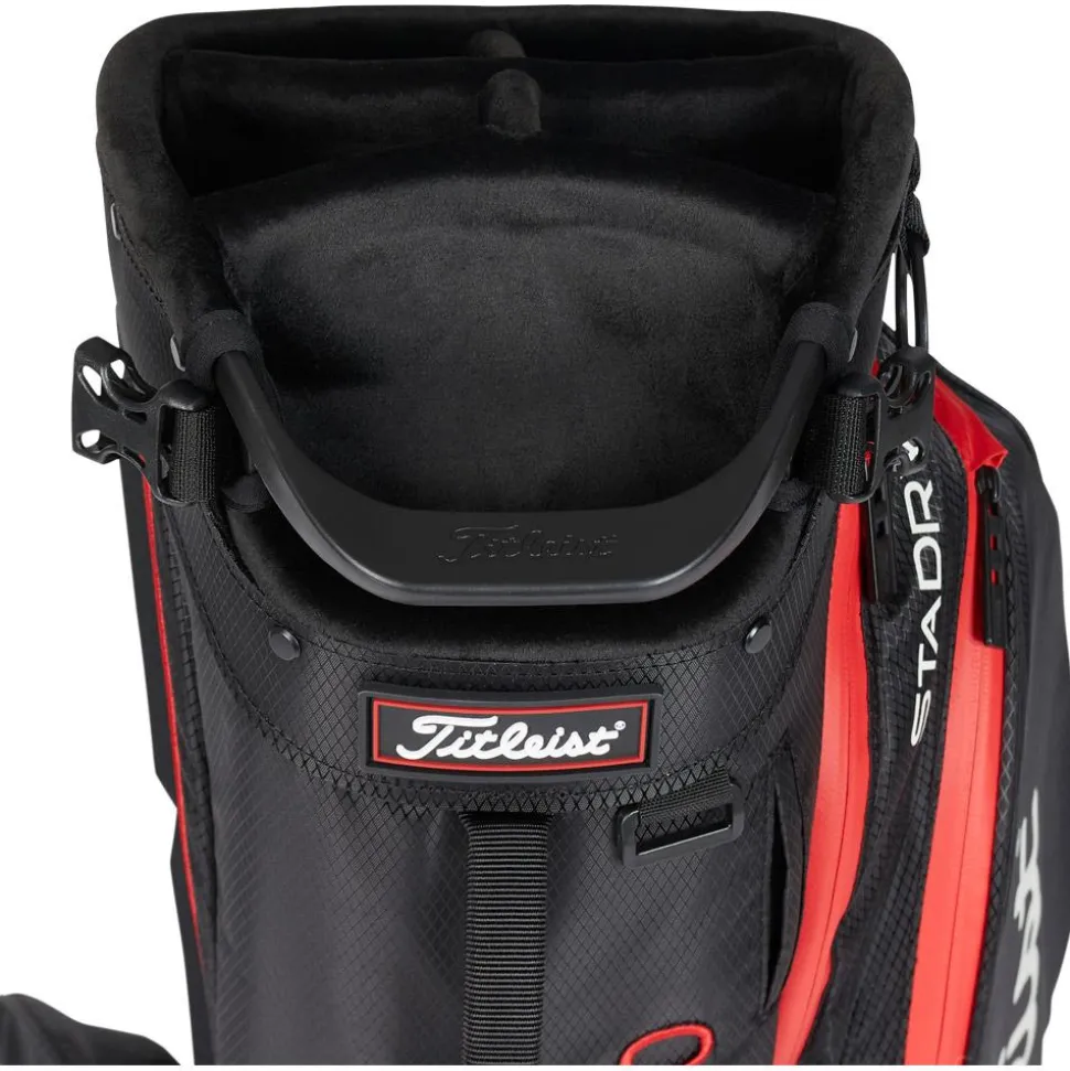 Sac trepied série Titleist Players 5 Stadry Black Black Red
