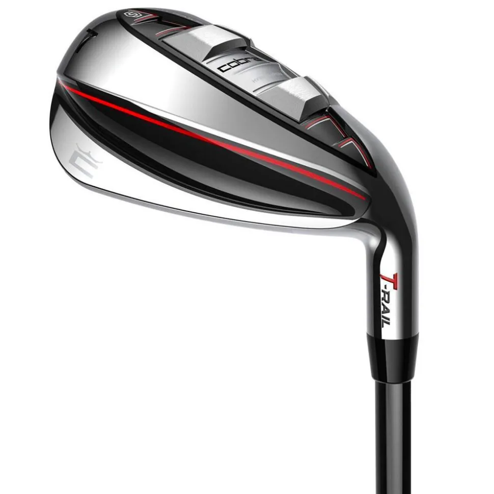 Serie de fers Cobra T-Rail 3 Silver Red Irons