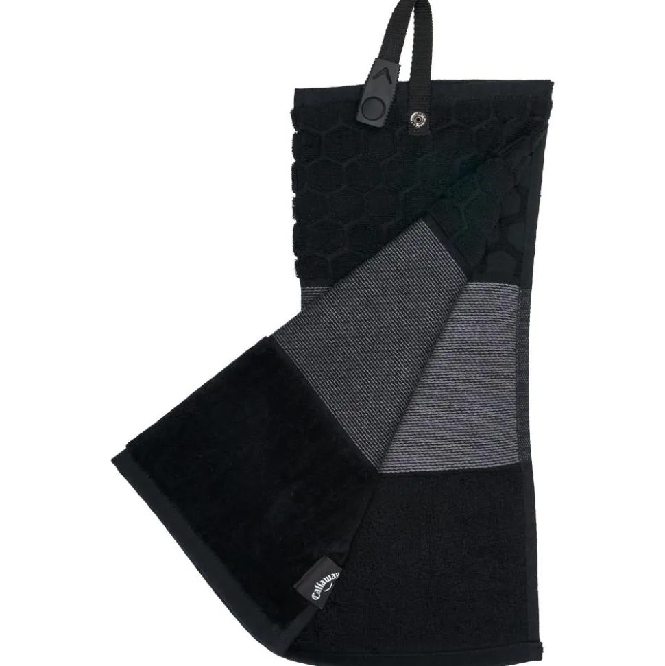 Serviette Callaway Golf Tri-Fold Towel Black